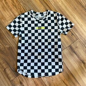 Abercrombie Kids checkered print tee